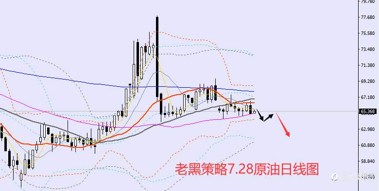 老黑策略：7.28外汇、黄金、原油分析策略