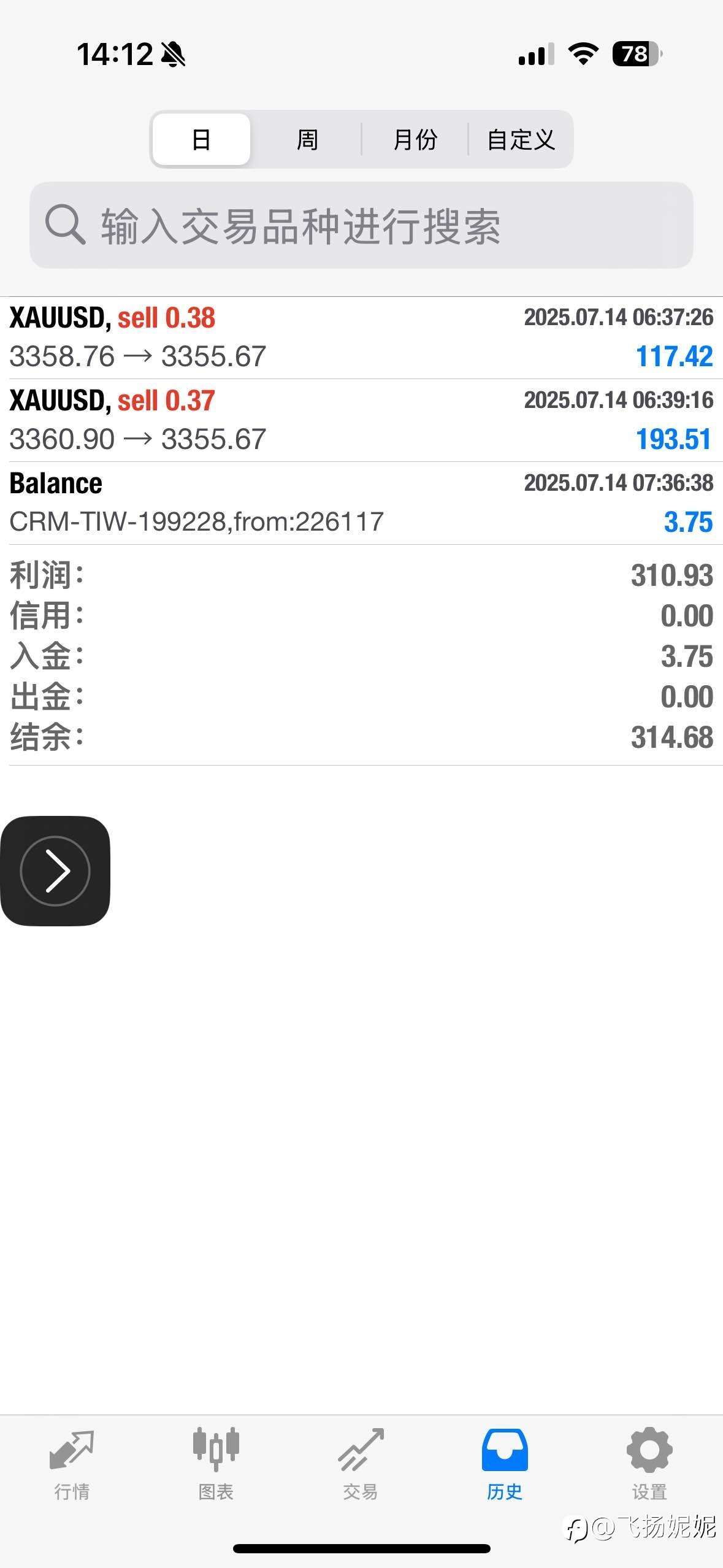 每日盈利一定比例后收工