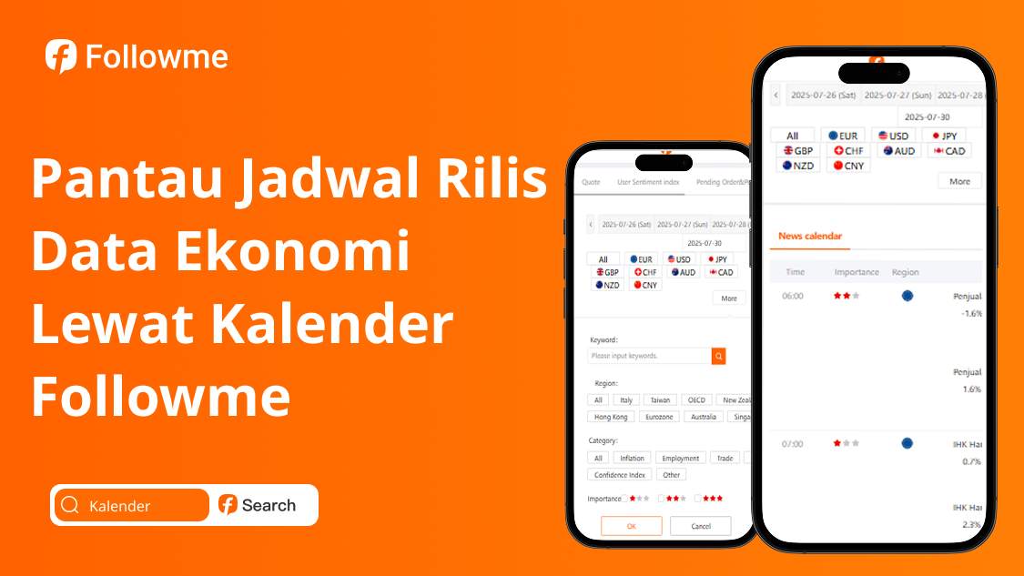Pantau Jadwal Rilis Data Ekonomi Lewat Kalender Followme! 📅