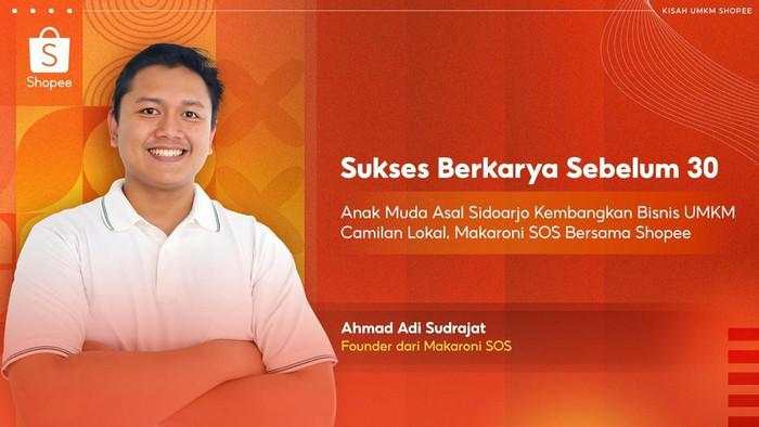 Kisah Pemuda Sidoarjo Bangun Bisnis Camilan Makaroni SOS Bareng Shopee