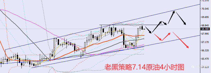 老黑策略:7.14外汇、黄金、原油分析策略