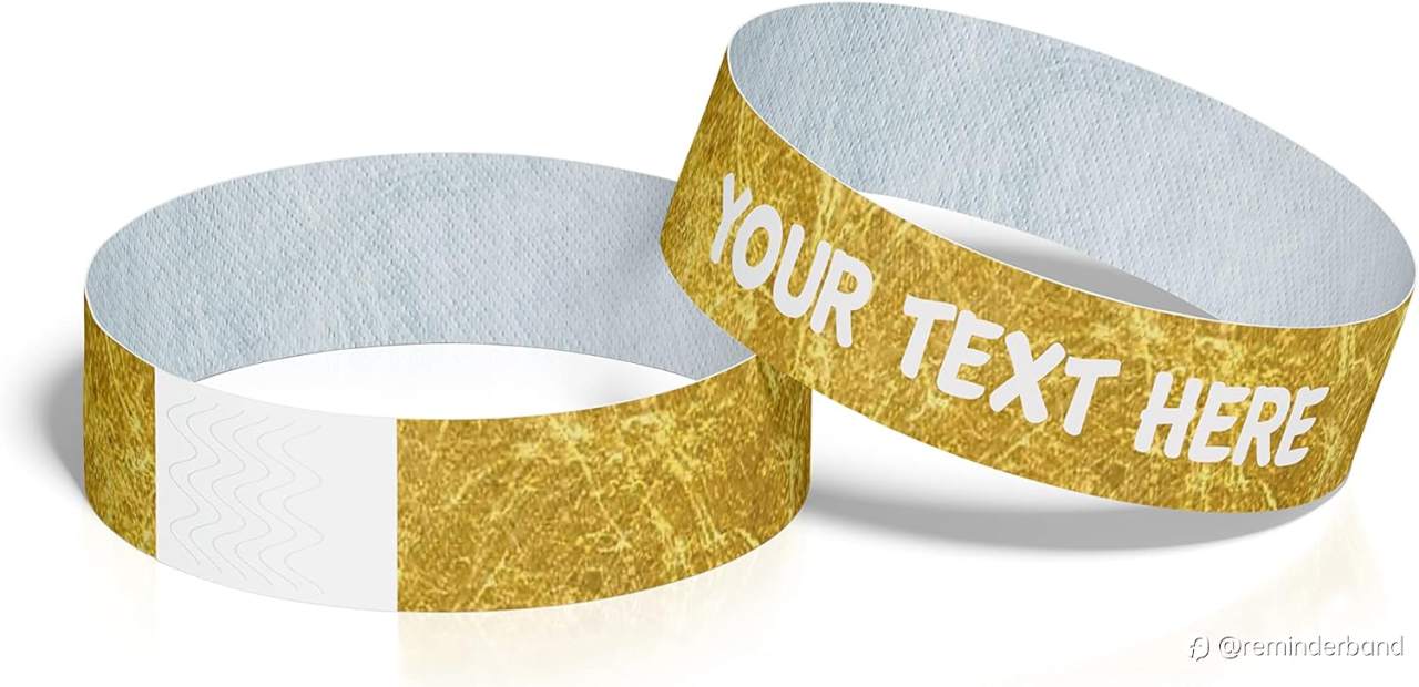 Prime Day Pick: Reminderband Custom Tyvek Wristbands for Event Security & Style