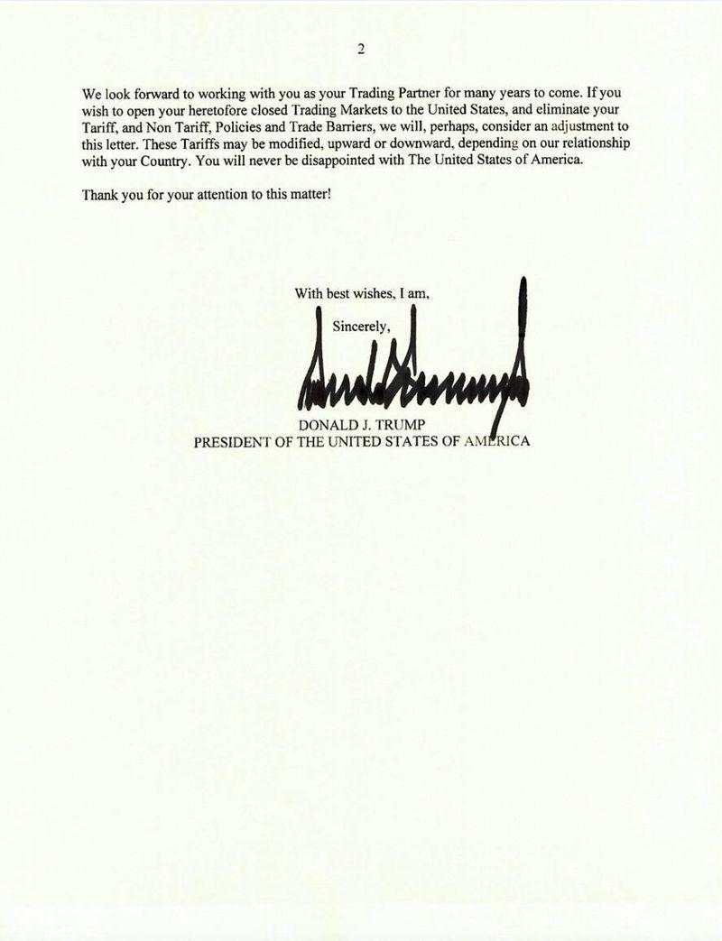 Begini Isi Surat Trump Ke Prabowo soal RI Kena Tarif 32%