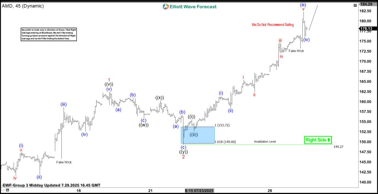 Advanced Micro Devices ( AMD) Stock Rallies from the Blue Box Area