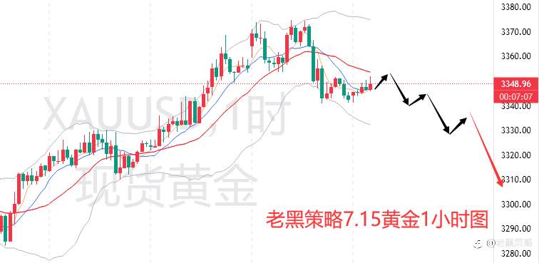 老黑策略:7.15外汇、黄金、原油分析策略