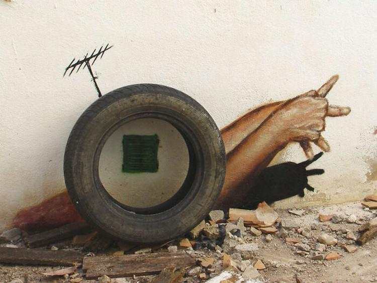 Deretan Street Art Keren yang Menyatu dengan Lingkungan
