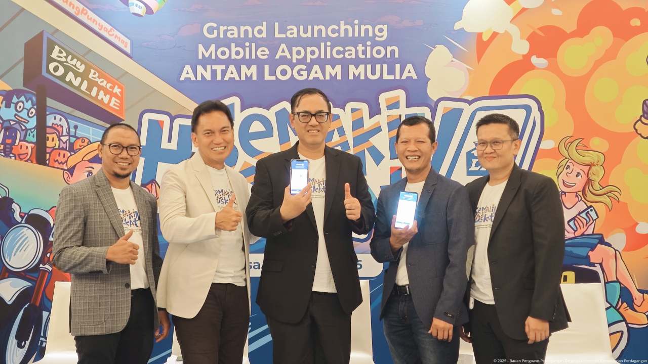 Bappebti pada Peluncuran Layanan BRANKAS (Berencana Aman Kelola Emas) pada Aplikasi ANTAM Logam Mulia