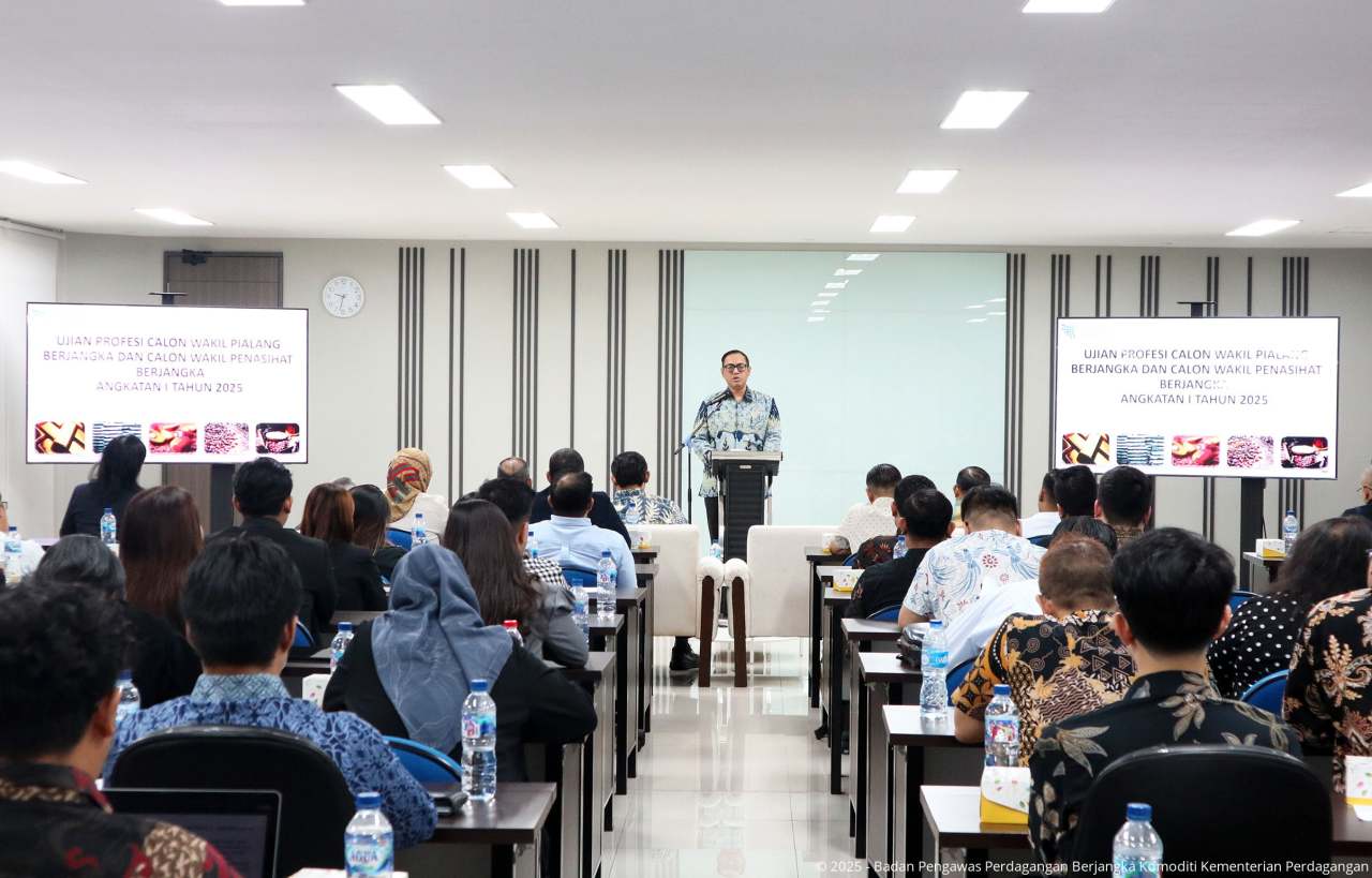 Bappebti Selenggarakan Ujian Profesi Calon Wakil Pialang Berjangka dan Calon Wakil Penasihat Berjangka Angkatan I Tahun 2025