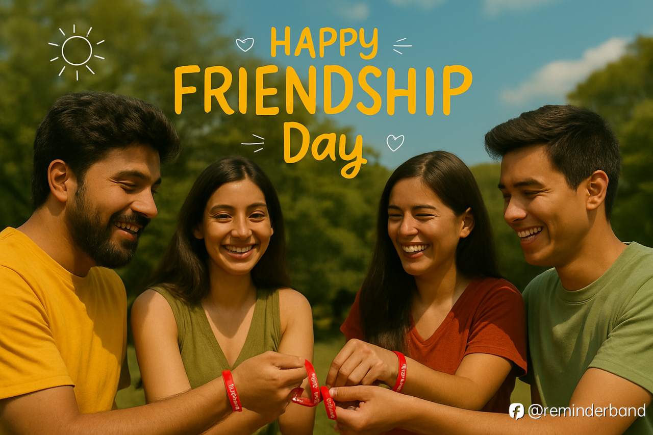 Celebrate Friendship Day with Personalized Wristbands from Reminderband