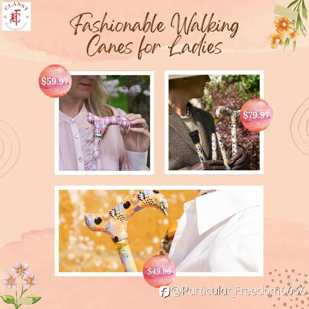 Fashionable Walking Canes for Ladies: Merging Elegance with Everyday Mobility