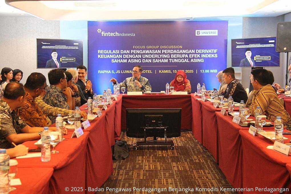 Kepala Bappebti Menghadiri FGD Pengaturan Derivatif Keuangan dengan Underlying Efek (Skema PALN)