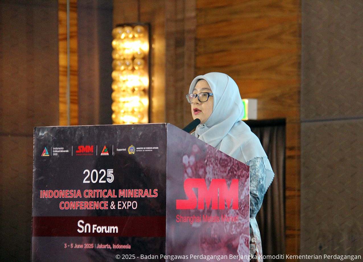 Bappebti pada Indonesia Critical Minerals Conference & Expo 2025