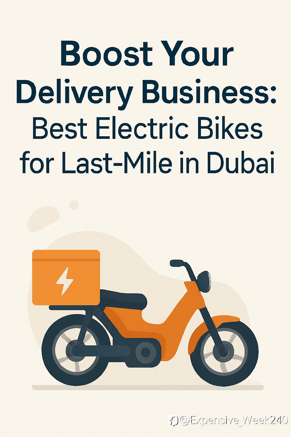Boost Your Delivery Business: Best Electric Bikes for Last-Mile in Dubai