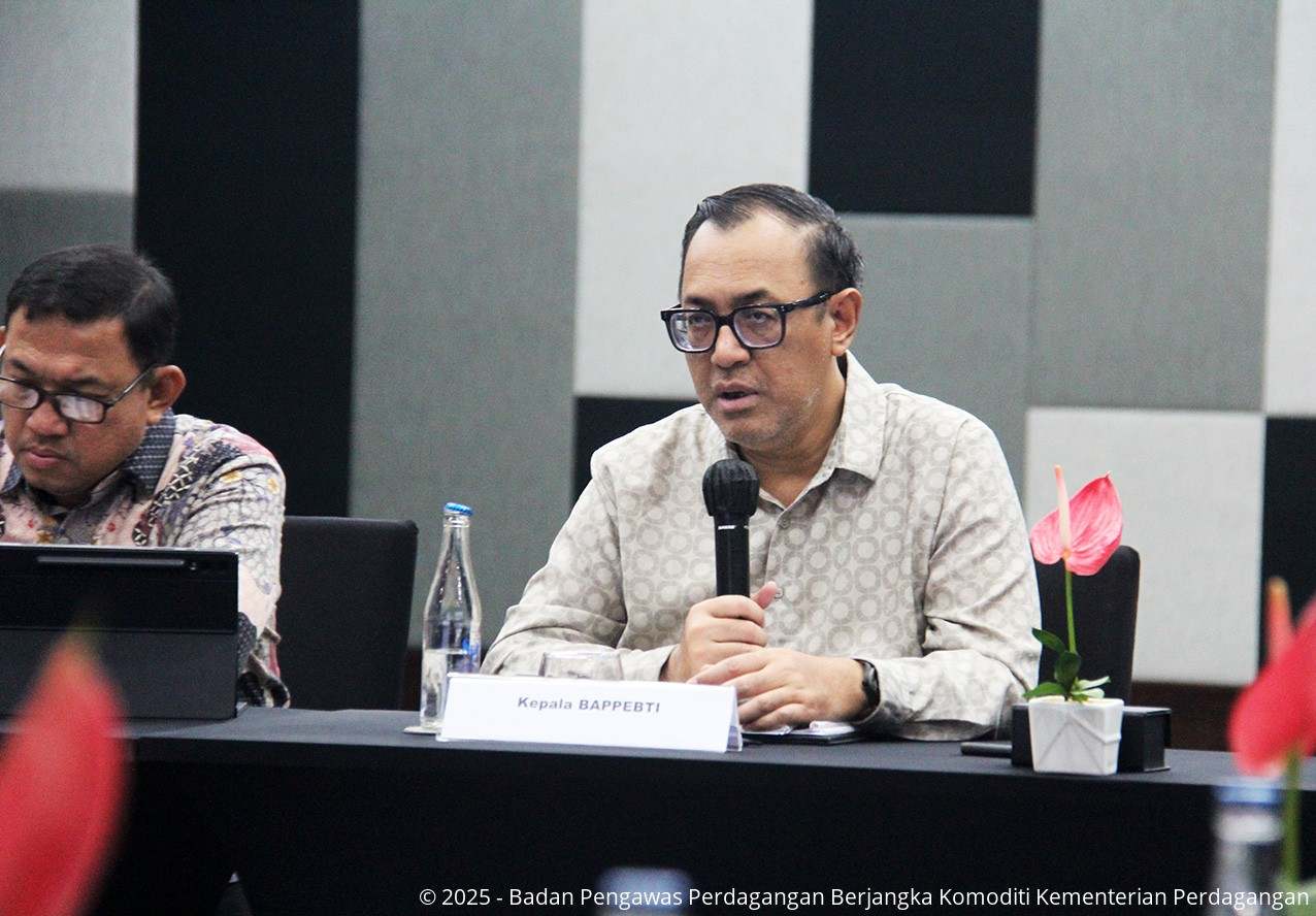 Bappebti pada Rapat Koordinasi Penjaminan dan Penyelesaian Transaksi Menggunakan Teknologi Informasi