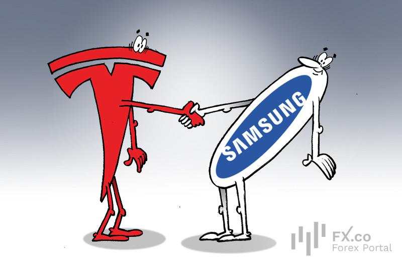 Samsung Electronics siap memproduksi chip AI6 untuk Tesla