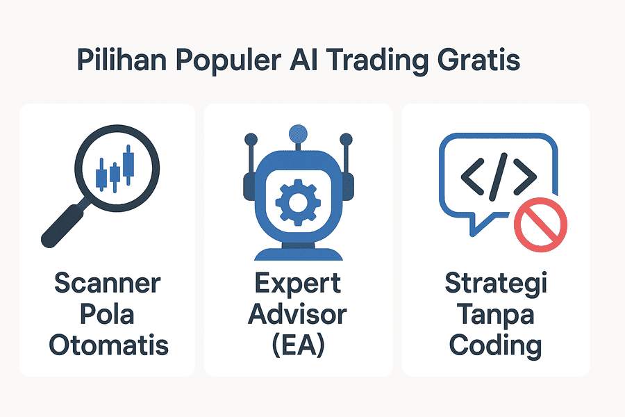 PILIHAN AI TRADING FOREX TERBAIK 2025, GRATIS DAN COCOK UNTUK PEMULA!