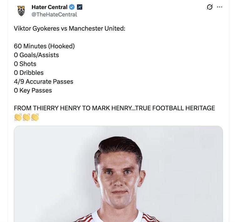 Meme Kocak Viktor Gyokeres, Cuma Sibuk Rapikan Rambut