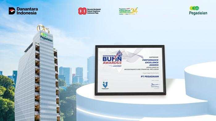 Pegadaian Raih Penghargaan Performance Excellence Award 2025