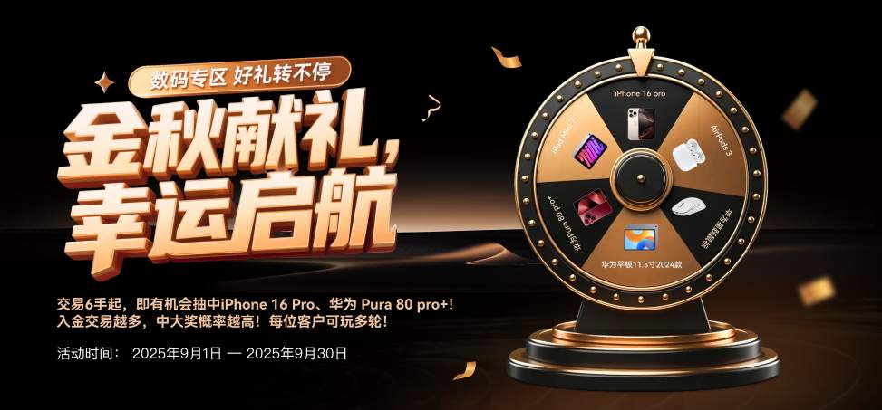 DBG Markets 九月金秋献礼｜幸运抽奖盛大开启