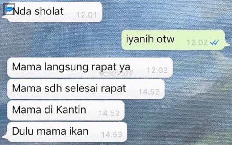 Kumpulan Chat Random Paling Absurd, baca Sekali Langsung Ketawa