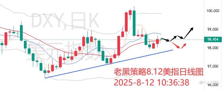 老黑策略：8.12外汇、黄金、原油分析策略