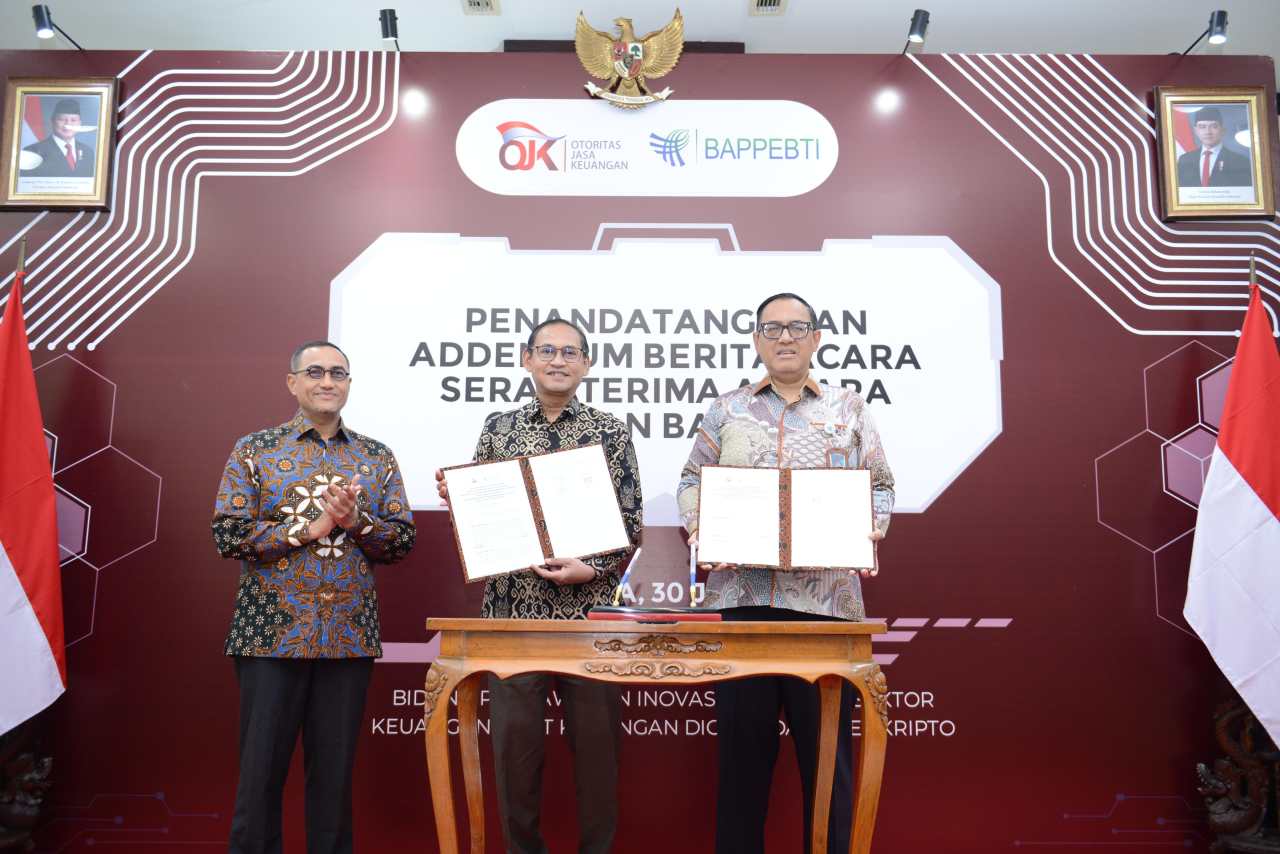 Siaran Pers: OJK dan Bappebti Tuntaskan Peralihan Pengawasan Aset Keuangan Digital