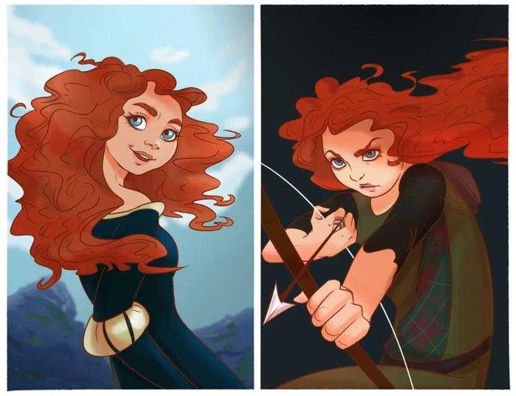Penampilan Putri Disney Jika Mereka Jadi Villain