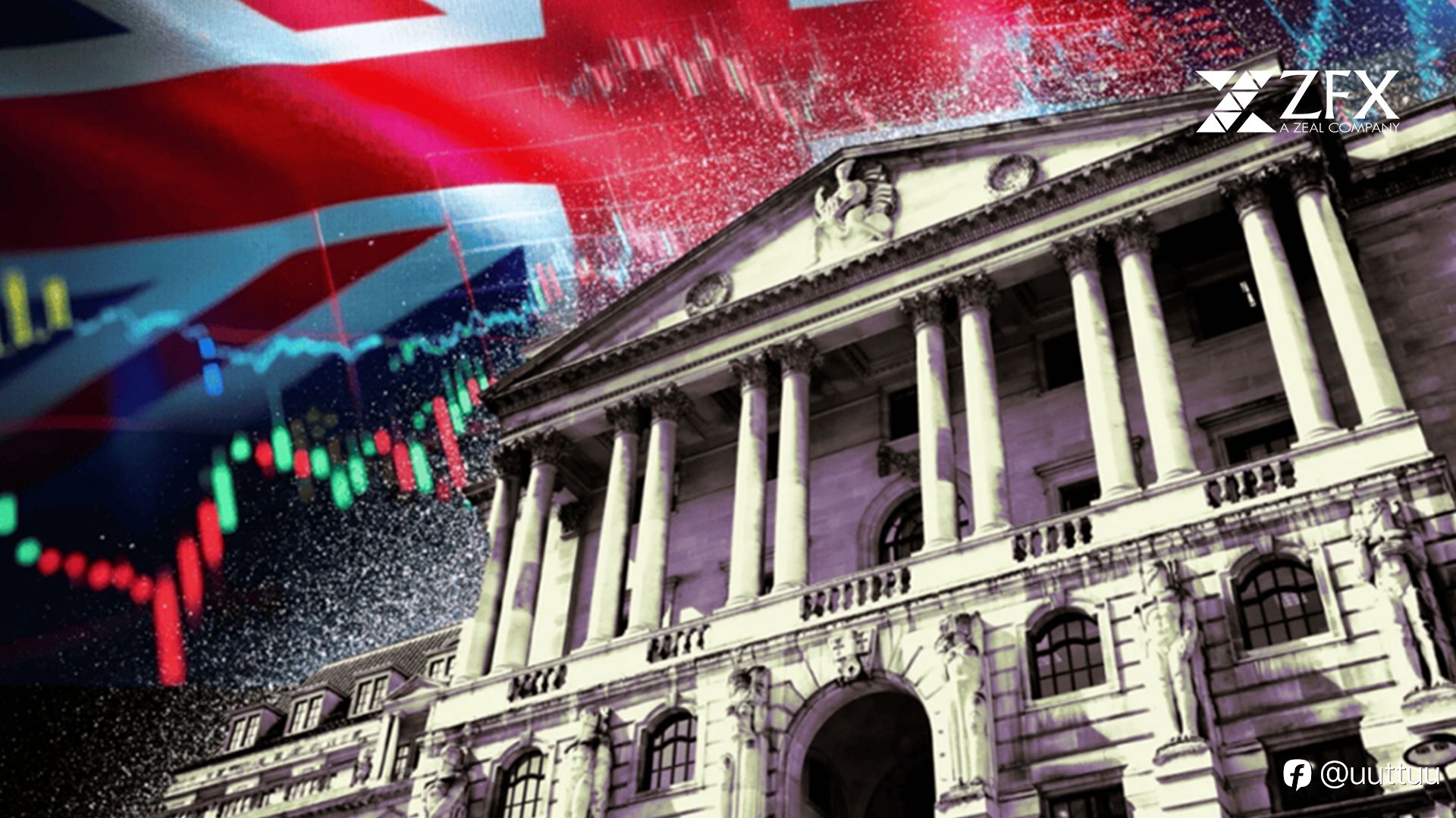 ZFX山海证券：一年内第五次降息！英国央行下调基准利率至4%！