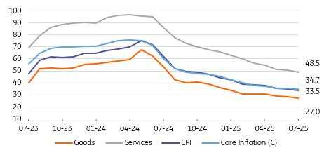 Turkish inflation undershoots expectations in July