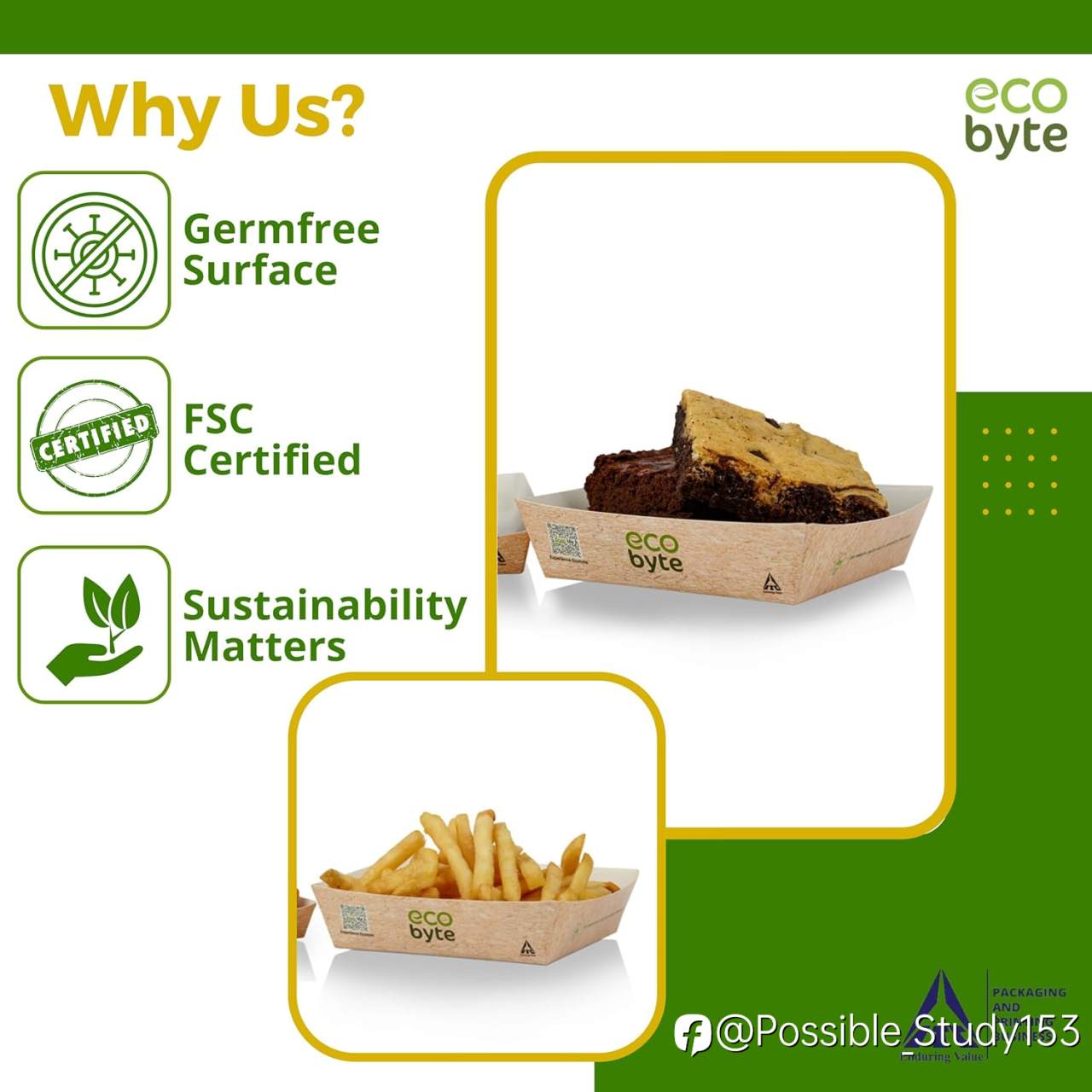Go Green with Ecobyte ITC Square Paper Plates – Eco-Friendly, Compostable & Plastic-Free Disposable Tableware
