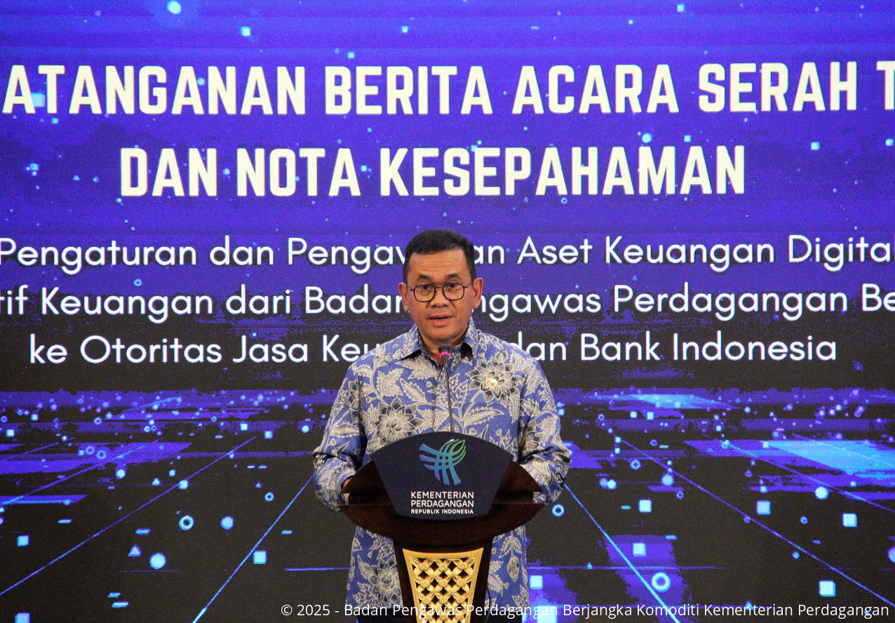 Bappebti Kemendag Alihkan Tugas Pengaturan dan Pengawasan Aset Keuangan Digital termasuk Aset Kripto serta Derivatif Keuangan kepada OJK dan BI