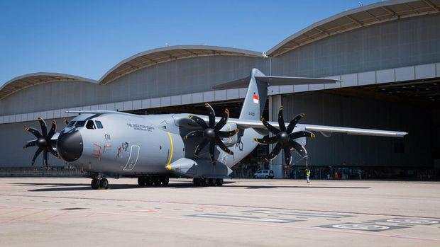 Airbus A400M Pertama TNI AU Sukses Terbang Perdana, Ini Kemampuannya