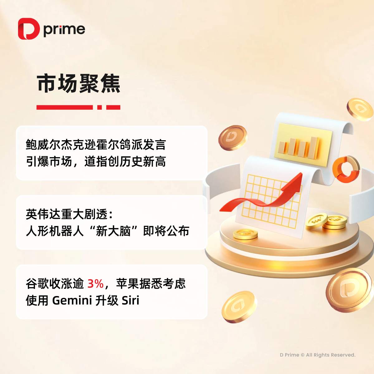 精选研报 | 鲍威尔鸽派发言引爆市场，高盛预计美联储降息节奏将取决于 9 月的非农