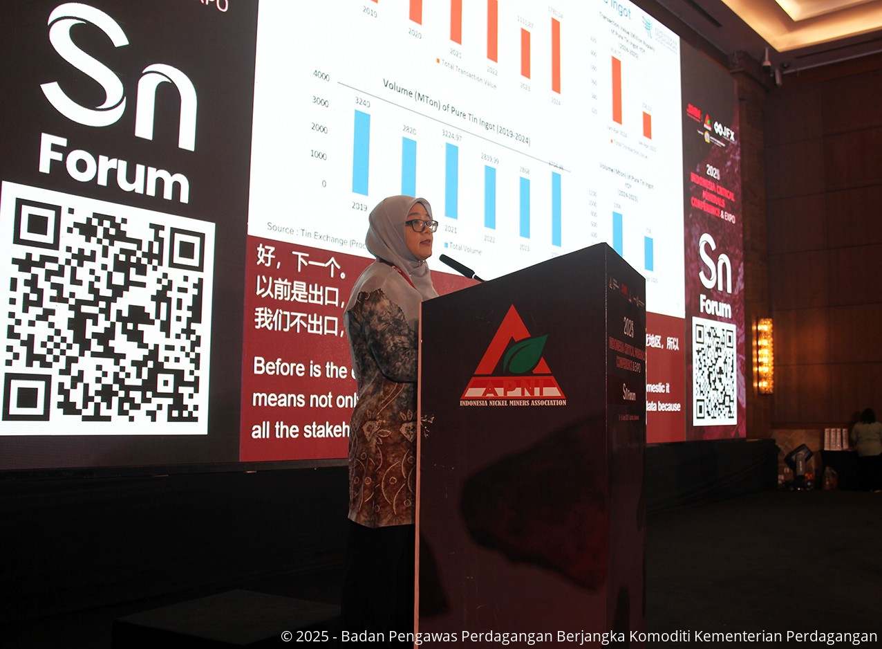 Bappebti pada Indonesia Critical Minerals Conference & Expo 2025