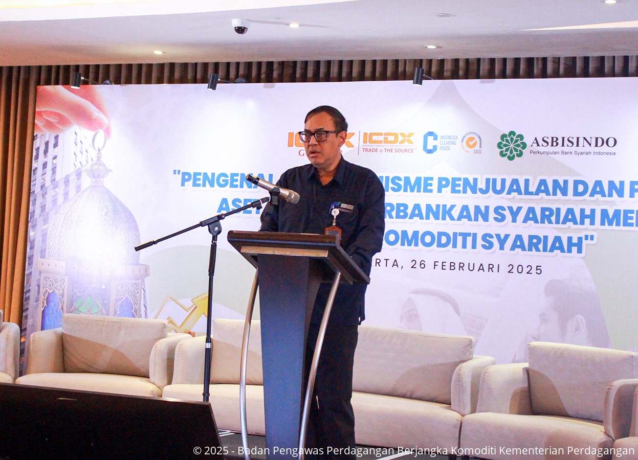 Kepala Bappebti Dalam Diskusi Pengenalan Mekanisme Penjualan dan Pembelian Aset Piutang Perbankan Syariah melalui Bursa Komoditi Syariah