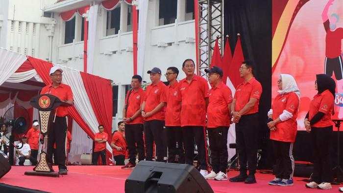 Kolaborasi dengan Pemkot Surabaya, Bank Jatim Sukses Gelar Senam Lansia