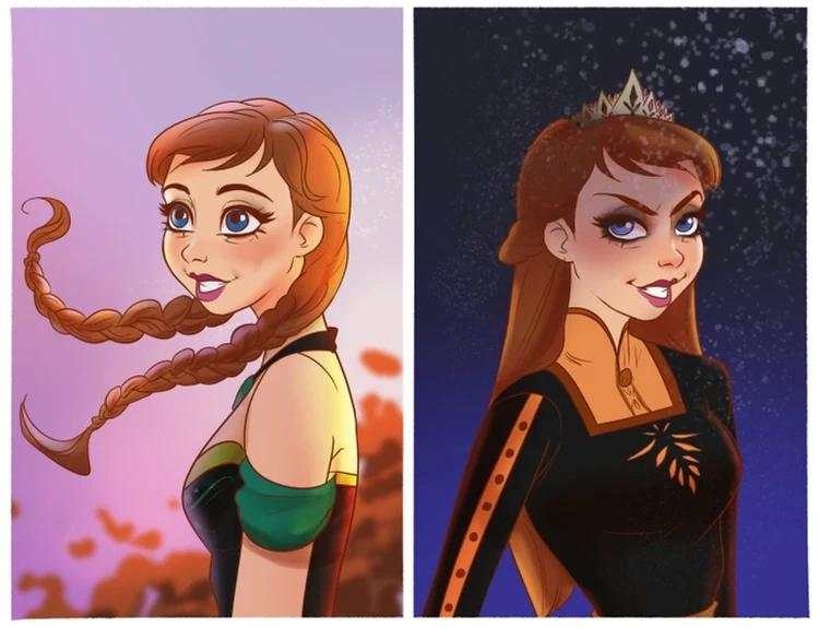 Penampilan Putri Disney Jika Mereka Jadi Villain
