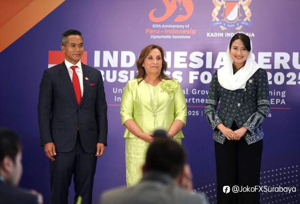 Indonesia–Peru Teken IP-CEPA, 85% Tarif Produk Peru Dihapus