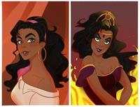 Penampilan Putri Disney Jika Mereka Jadi Villain