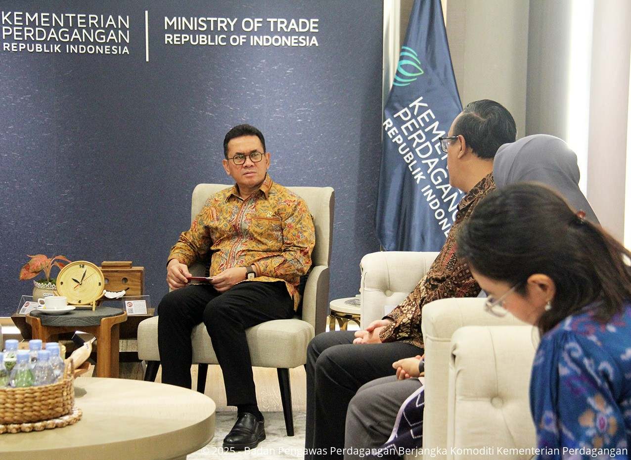 Kepala Bappebti mendampingi Menteri Perdagangan dalam pertemuan bilateral dengan Bursa Komoditi dan Derivatif Indonesia (BKDI)