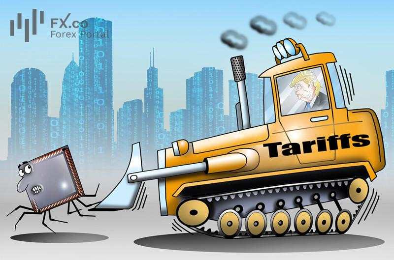 Tarif baru Trump bidik produsen chip global