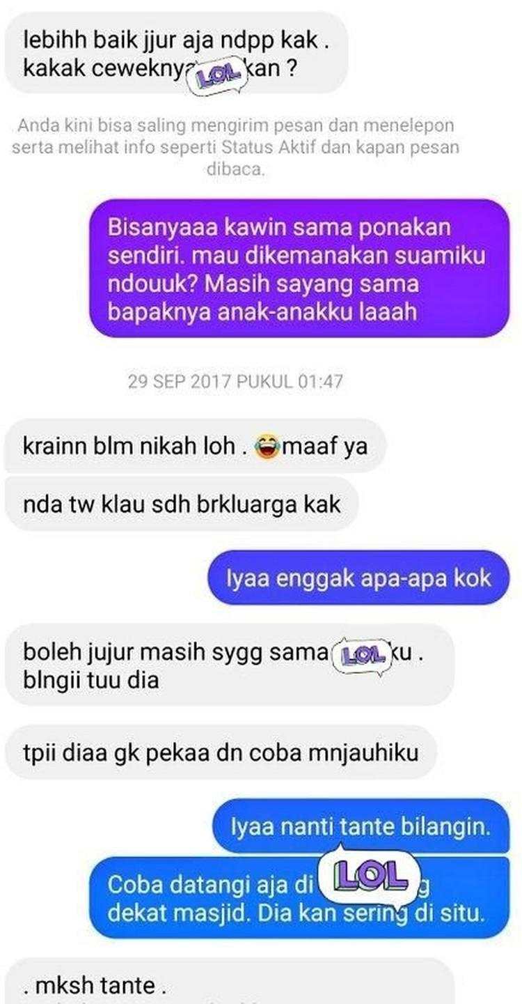 Chat Salah Labrak, Dikira Pelakor Padahal Cuma Kurir