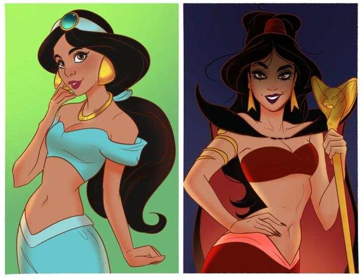 Penampilan Putri Disney Jika Mereka Jadi Villain
