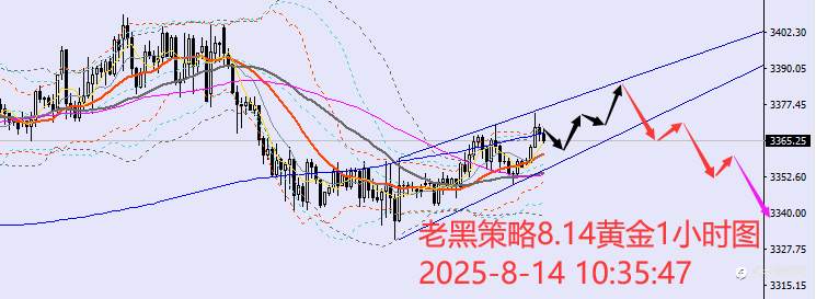 老黑策略:8.14外汇、黄金、原油分析策略