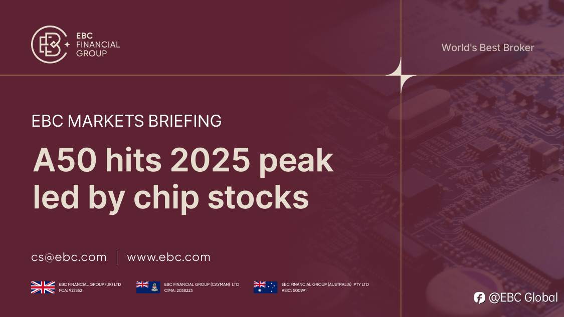 EBC Markets Briefing | A50 hits 2025 peak, led by chip stocks