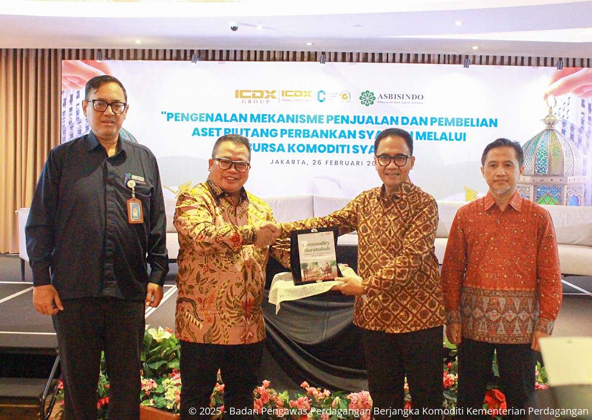 Kepala Bappebti Dalam Diskusi Pengenalan Mekanisme Penjualan dan Pembelian Aset Piutang Perbankan Syariah melalui Bursa Komoditi Syariah