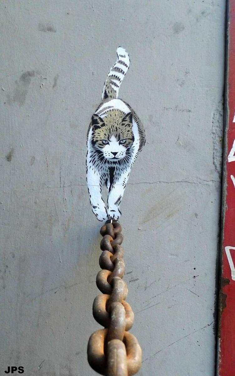 Deretan Street Art Keren yang Menyatu dengan Lingkungan