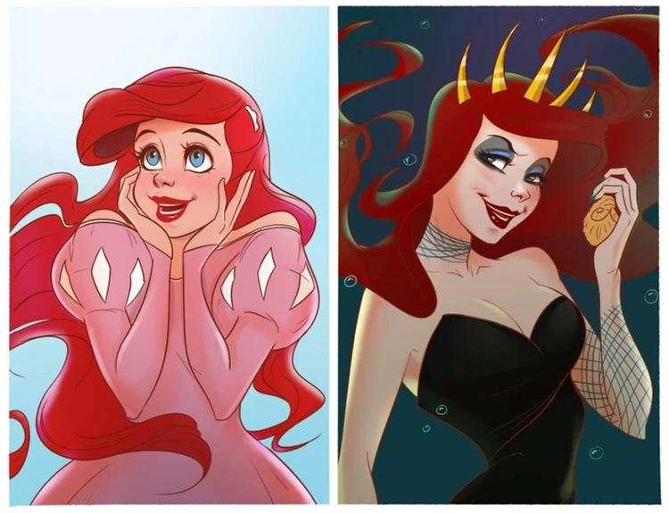 Penampilan Putri Disney Jika Mereka Jadi Villain