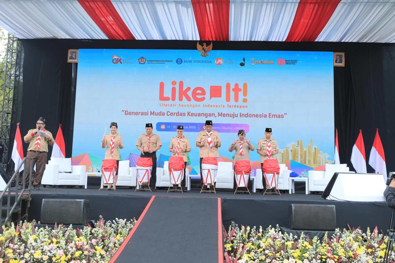 Siaran Pers Bersama: LIKE IT – Mengajak Peserta Pramuka Untuk Mandiri Secara Finansial – Menuju Indonesia Emas