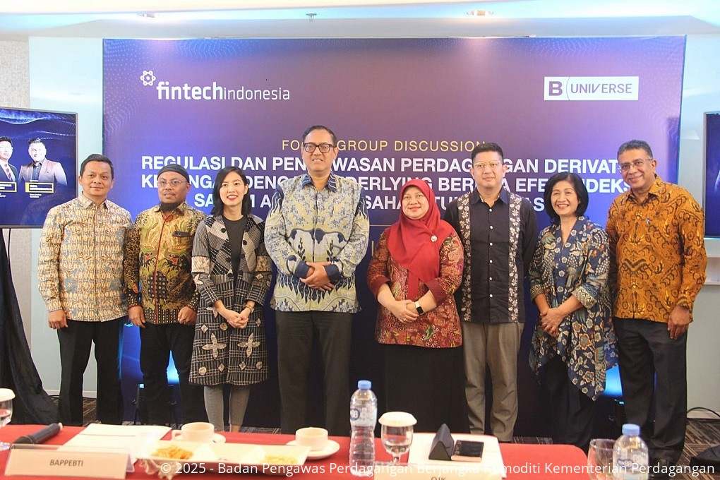 Kepala Bappebti Menghadiri FGD Pengaturan Derivatif Keuangan dengan Underlying Efek (Skema PALN)